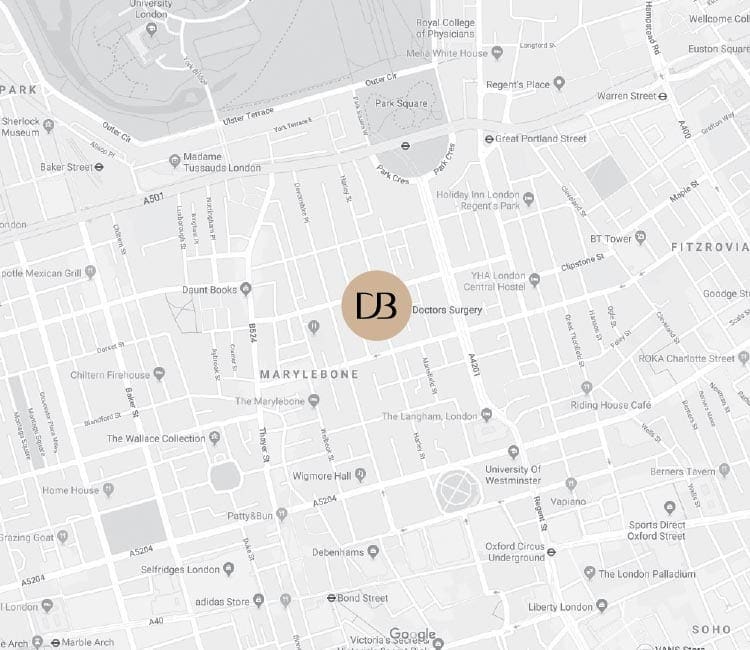 Harley Street map